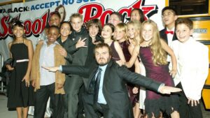 Set
429527

Image
429527ab

Photographer
Bei/Shutterstock

'SCHOOL OF ROCK' FILM PREMIERE, LOS ANGELES, AMERICA - 24 SEP 2003
Jack Black and Children from the cast

24 Sep 2003